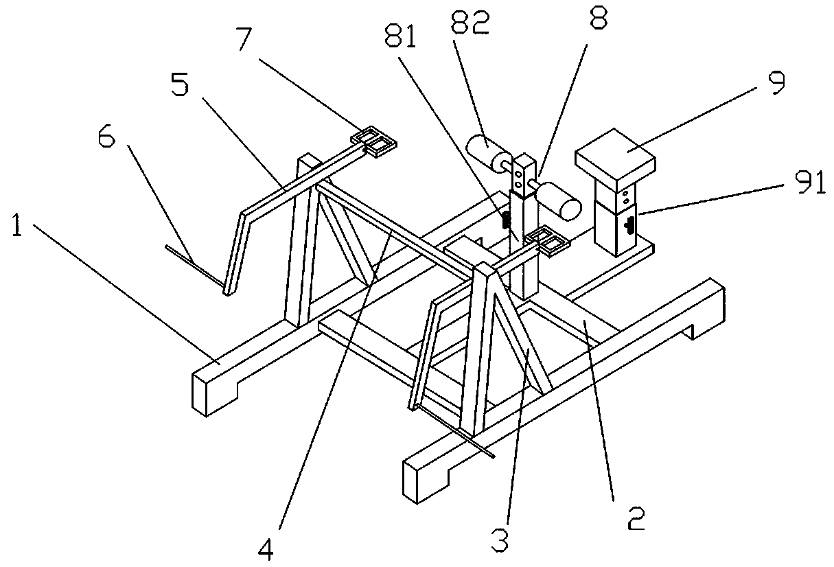 Lower chest training instrument capable of achieving free counter weight