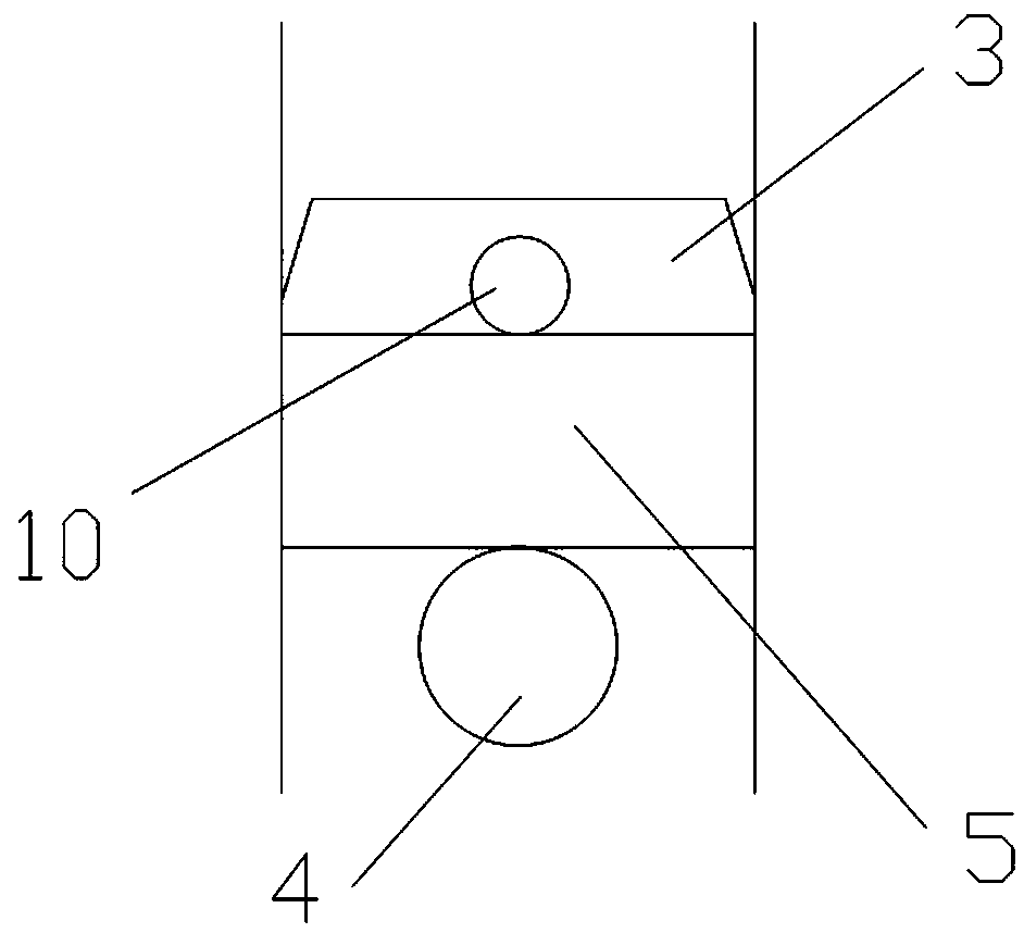 Lower chest training instrument capable of achieving free counter weight