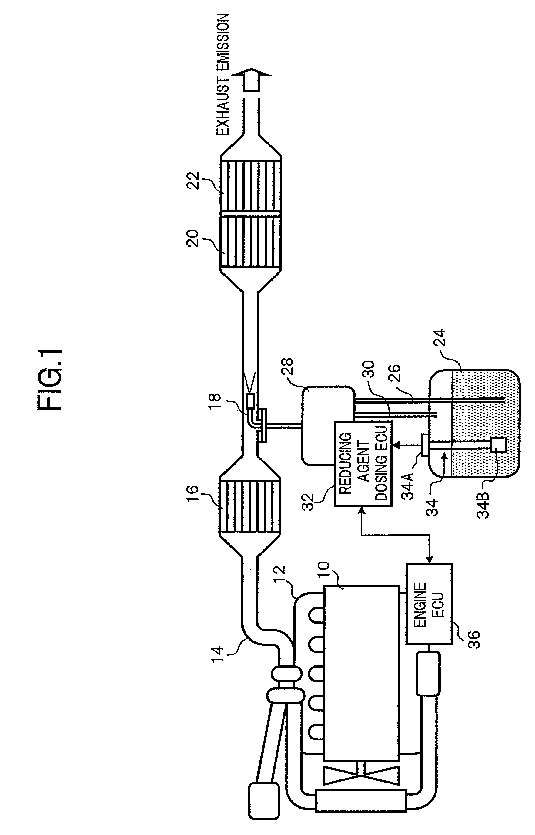 Exhaust emission purifying apparatus for engine