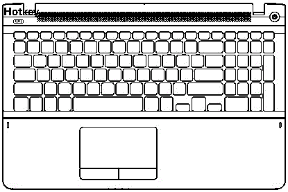 Fast closing method and device of task window of notebook computer