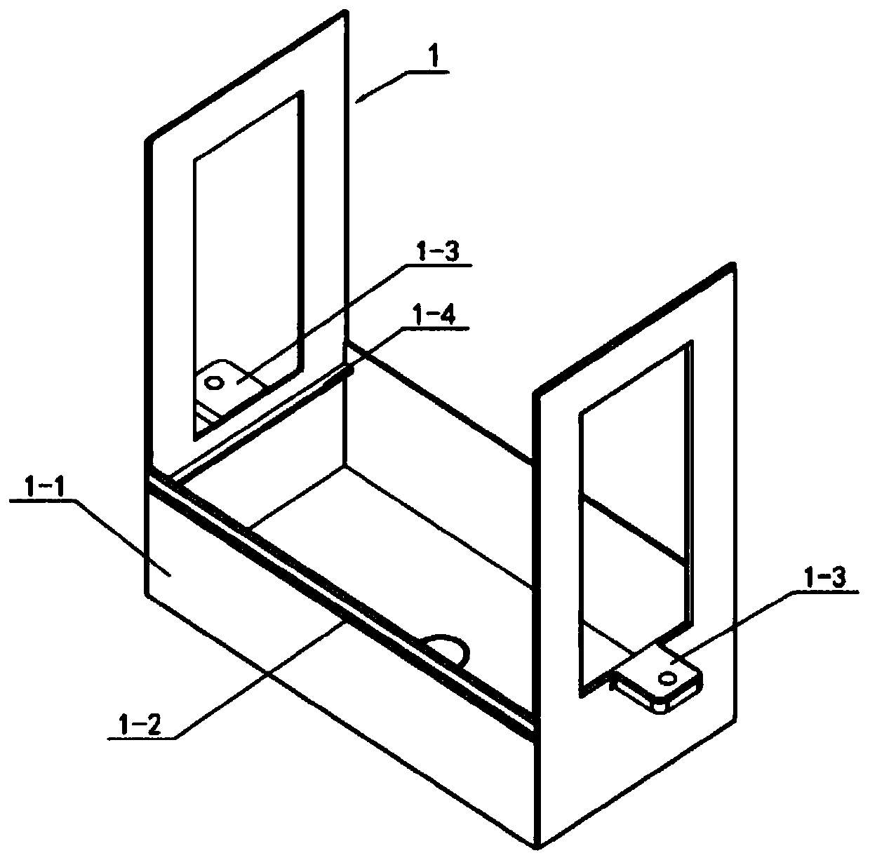 Waste lubricating oil coupling filtering device