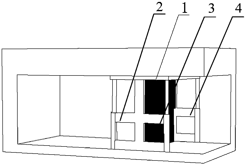 Self-moving-type disaster isolation sluice wall