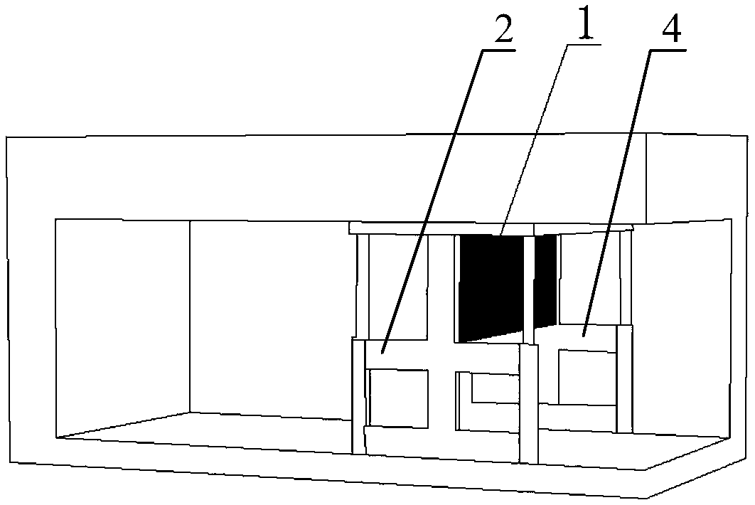 Self-moving-type disaster isolation sluice wall