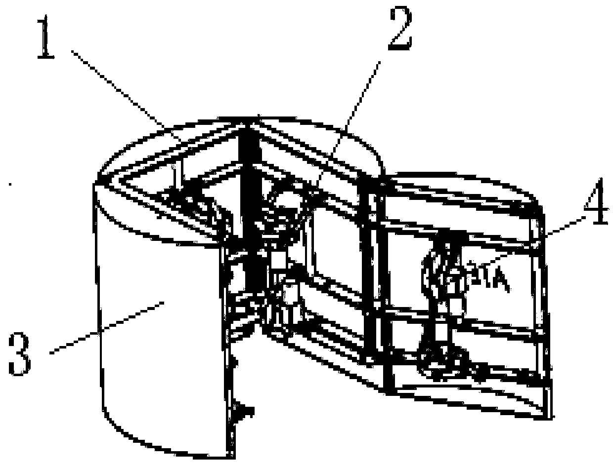 Omni-directional wheel type moving device and using method thereof