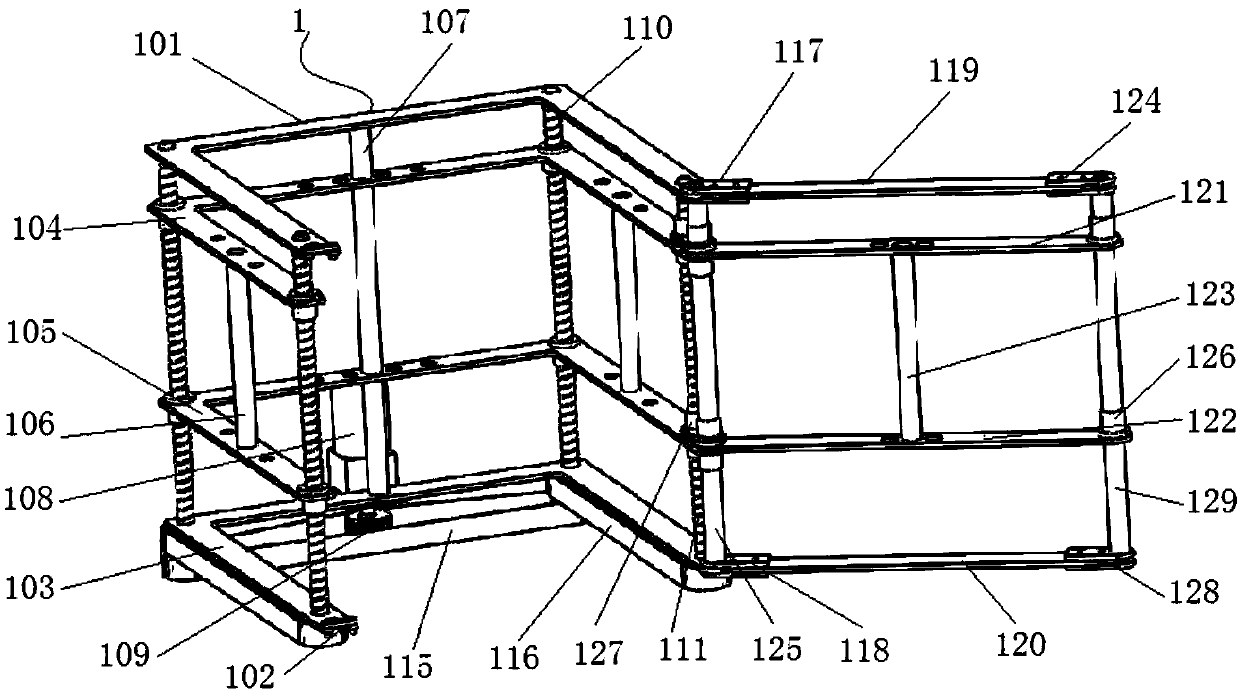 Omni-directional wheel type moving device and using method thereof