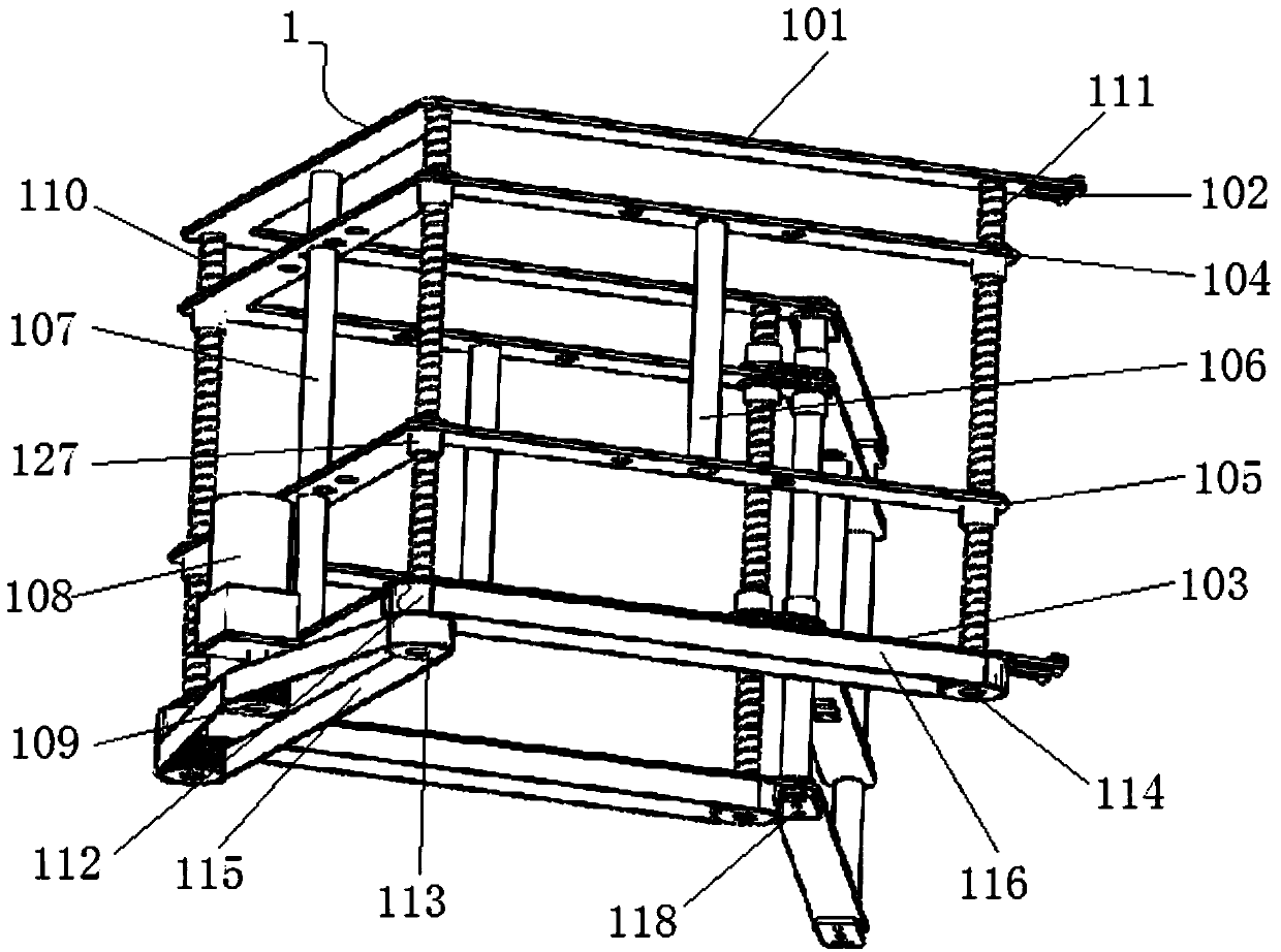 Omni-directional wheel type moving device and using method thereof