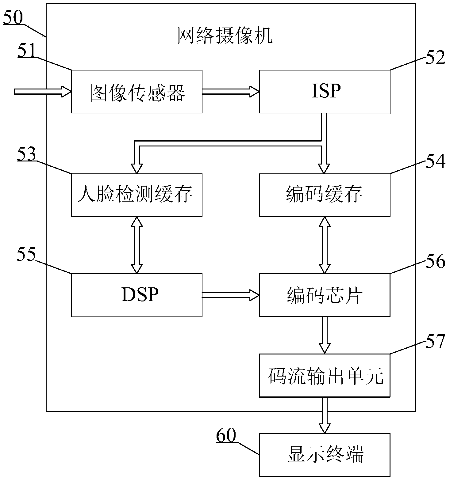 Video coding method and device allowing human face to be recognized