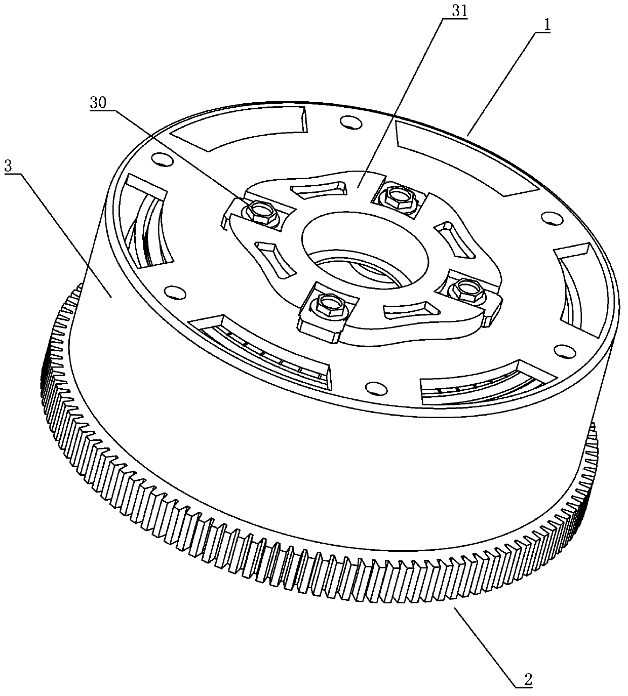 Motorcycle manipulation combined type clutch