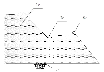 Comprehensive waste dump water controlling method applicable to soft foundations