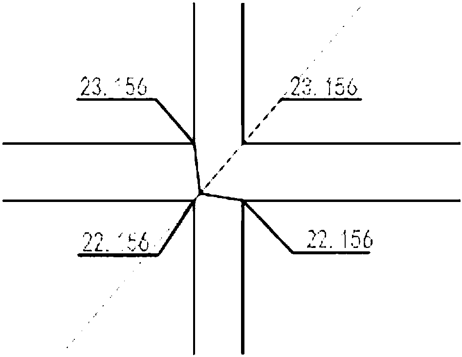 Cast-in-situ concrete construction method of folding-type roof