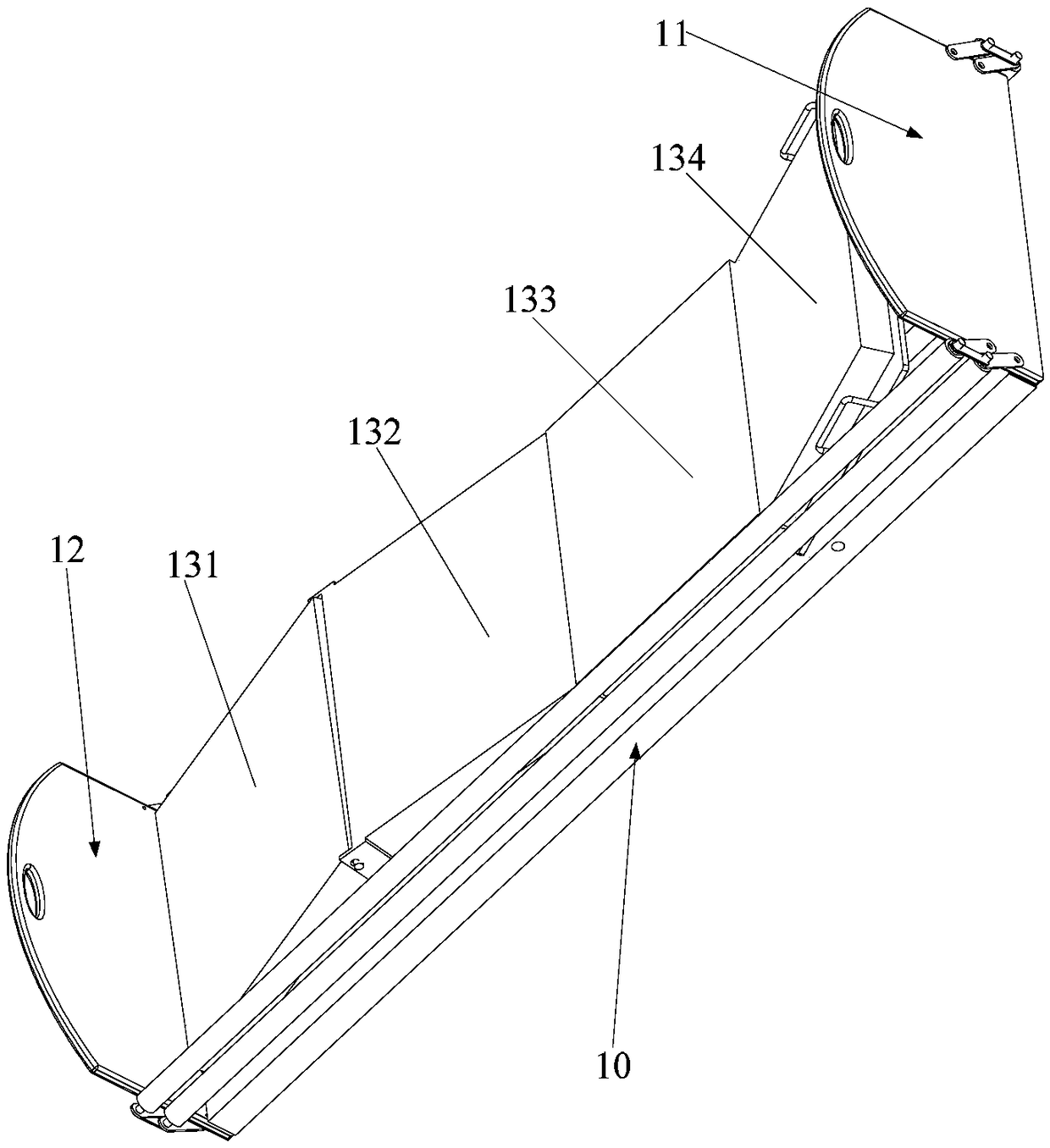 An elderly rehabilitation bed