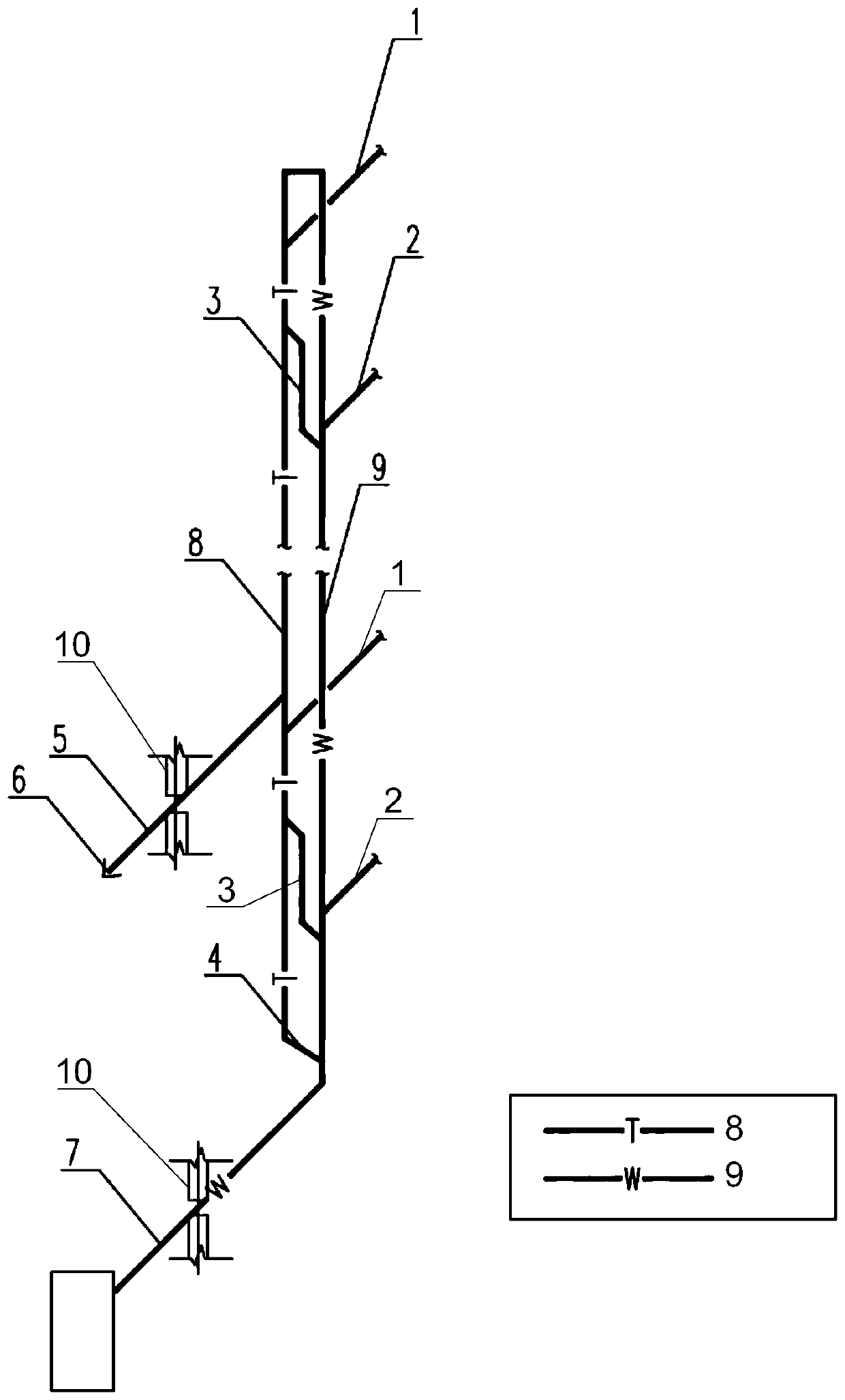 A side-wall ventilation drainage system