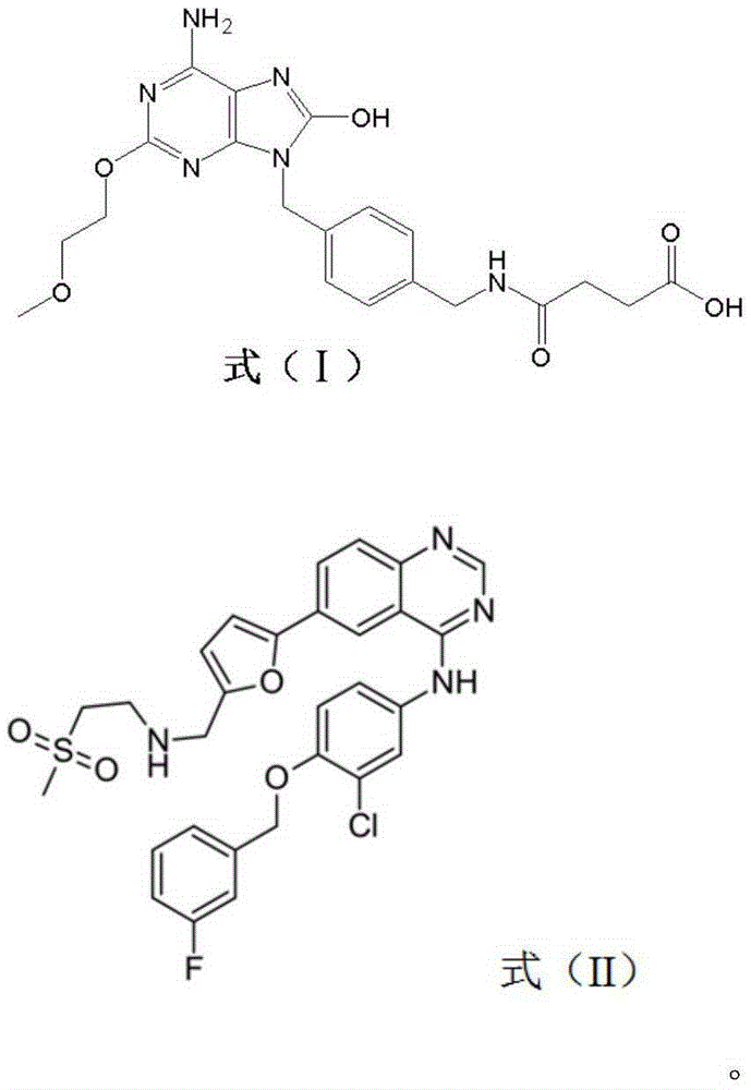 Application of combination of TLR7 agonist and tyrosine kinase inhibitor in preparing antineoplastic drugs