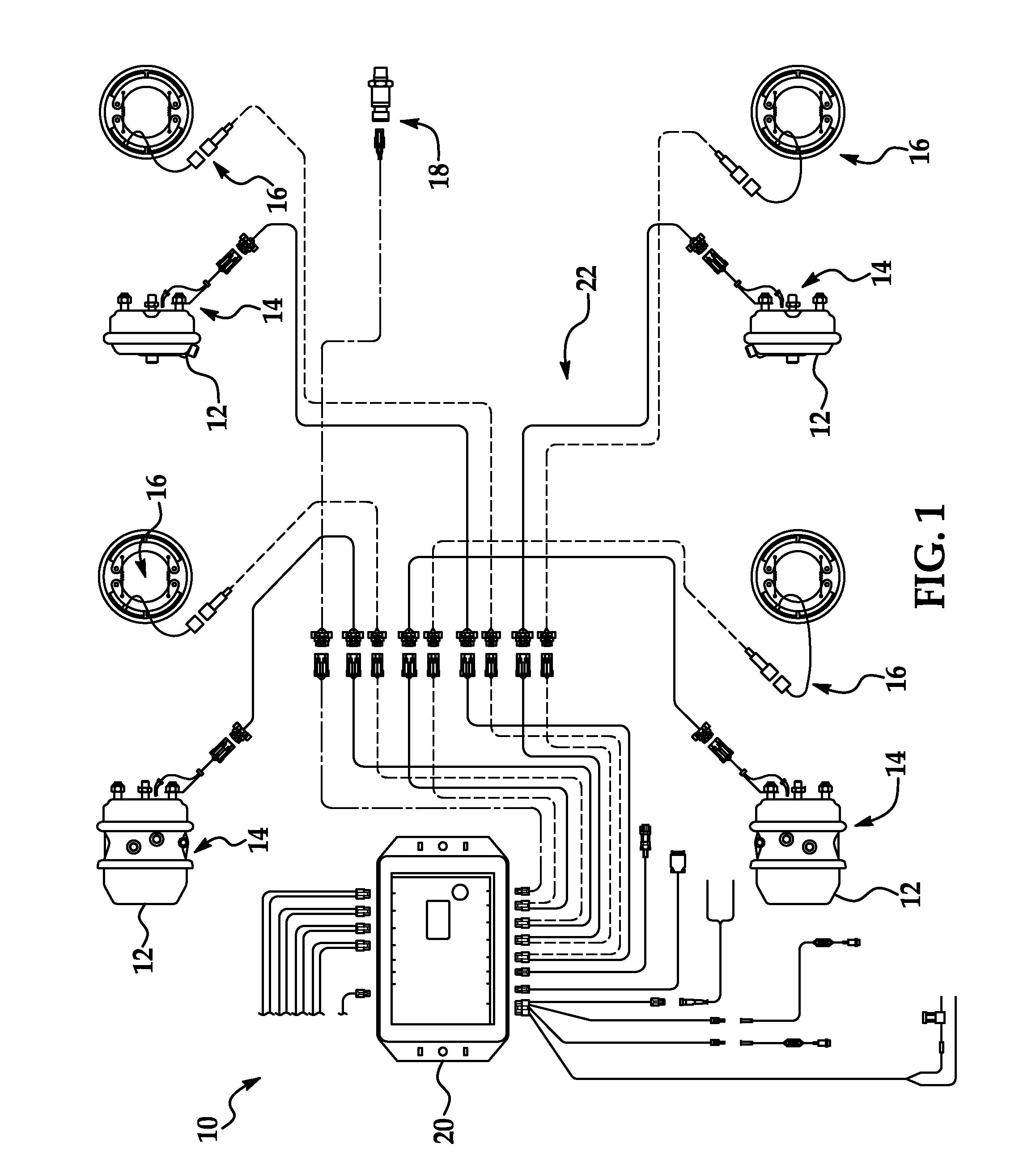 Brake monitoring system and method