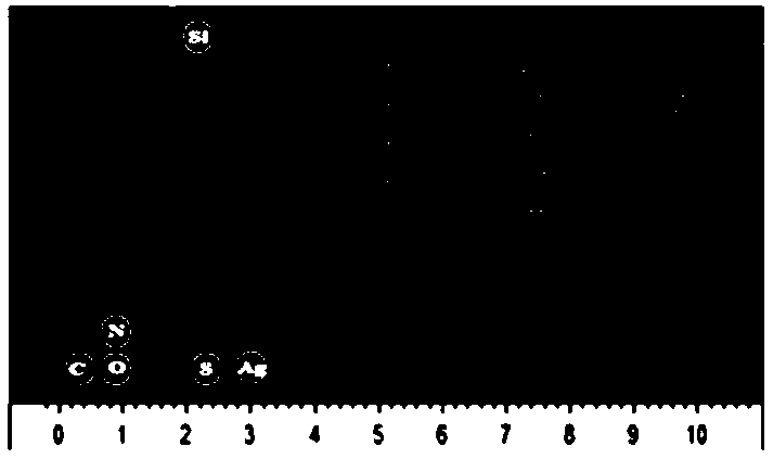 Janus-structured polyether/Ag particle and preparation method and application thereof