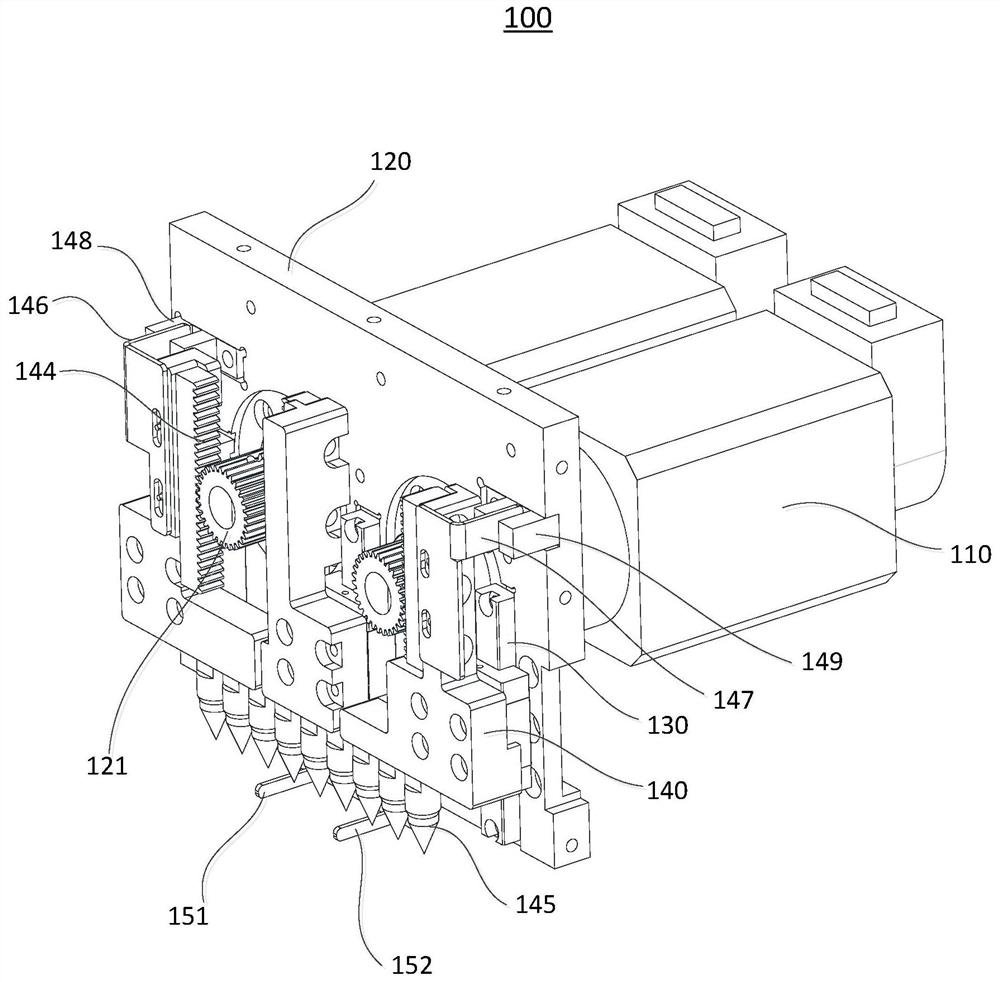 Micro-column gel card puncture device and full-automatic blood type analyzer