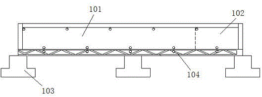 Urban underlying surface rainfall runoff infiltration simulation experiment system