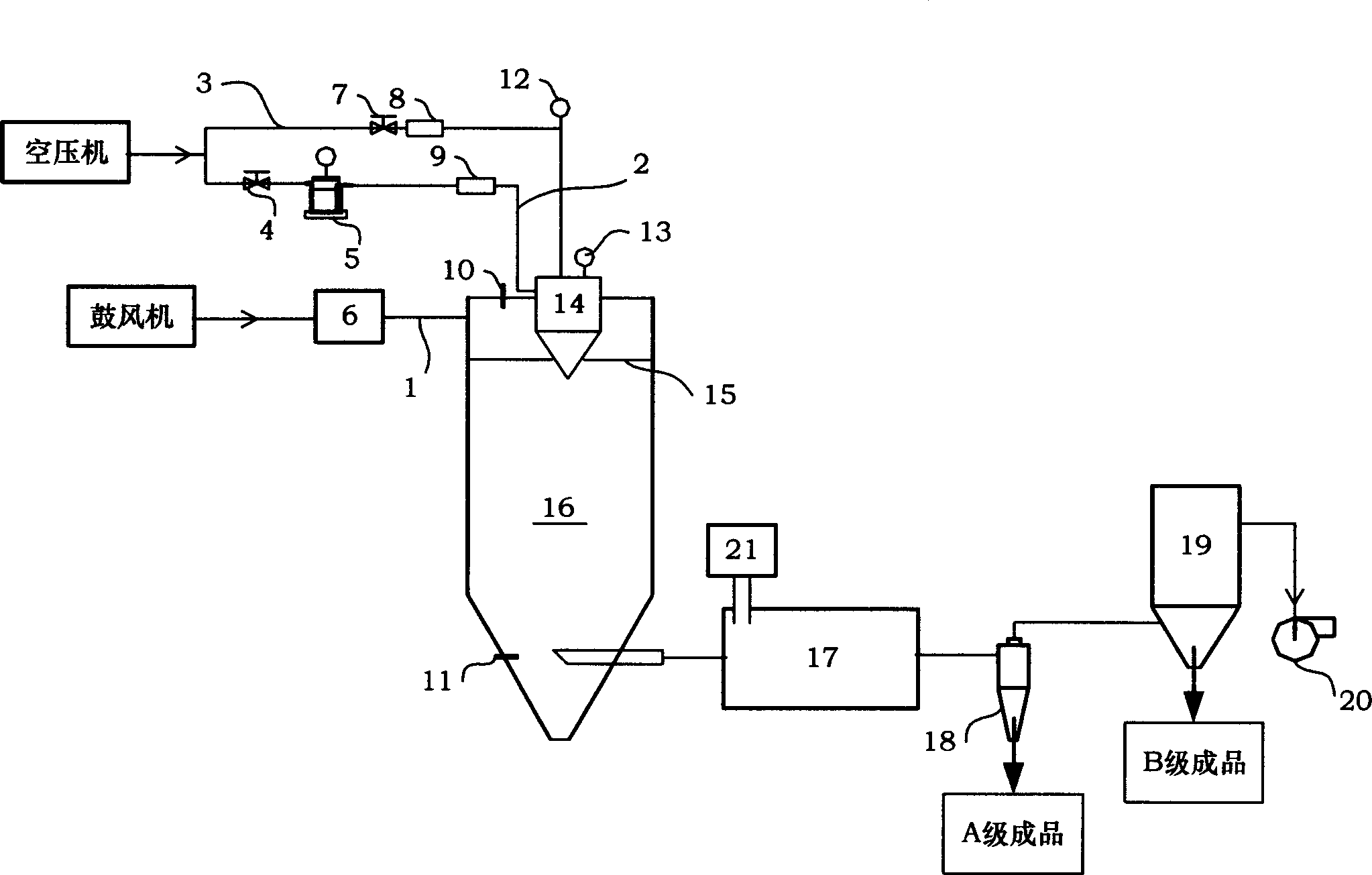 Method for preparing hollow ball shaped fire-extinguishing powder of ammonium phosphate salt by utilizing spray-drying process