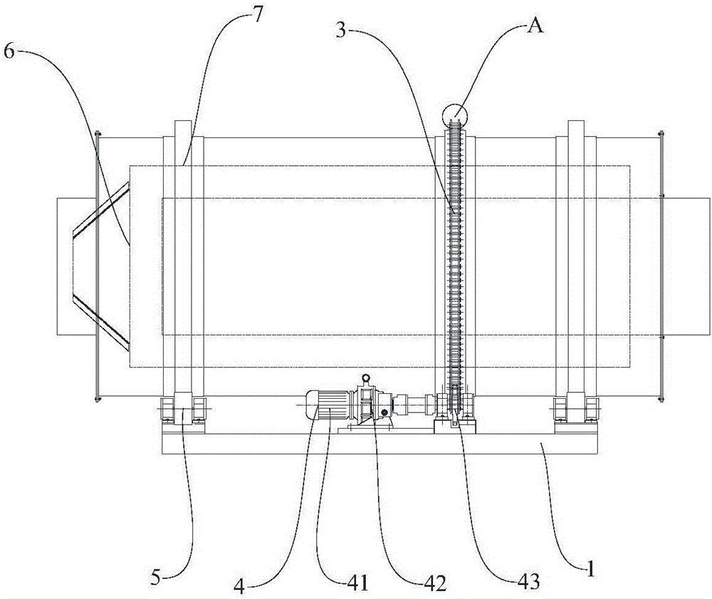 Cog rotary dryer