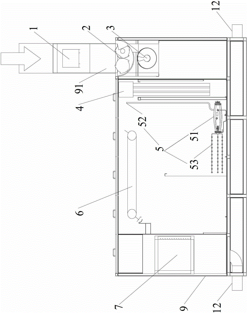 Kitchen waste and waste water treatment integrated device and method