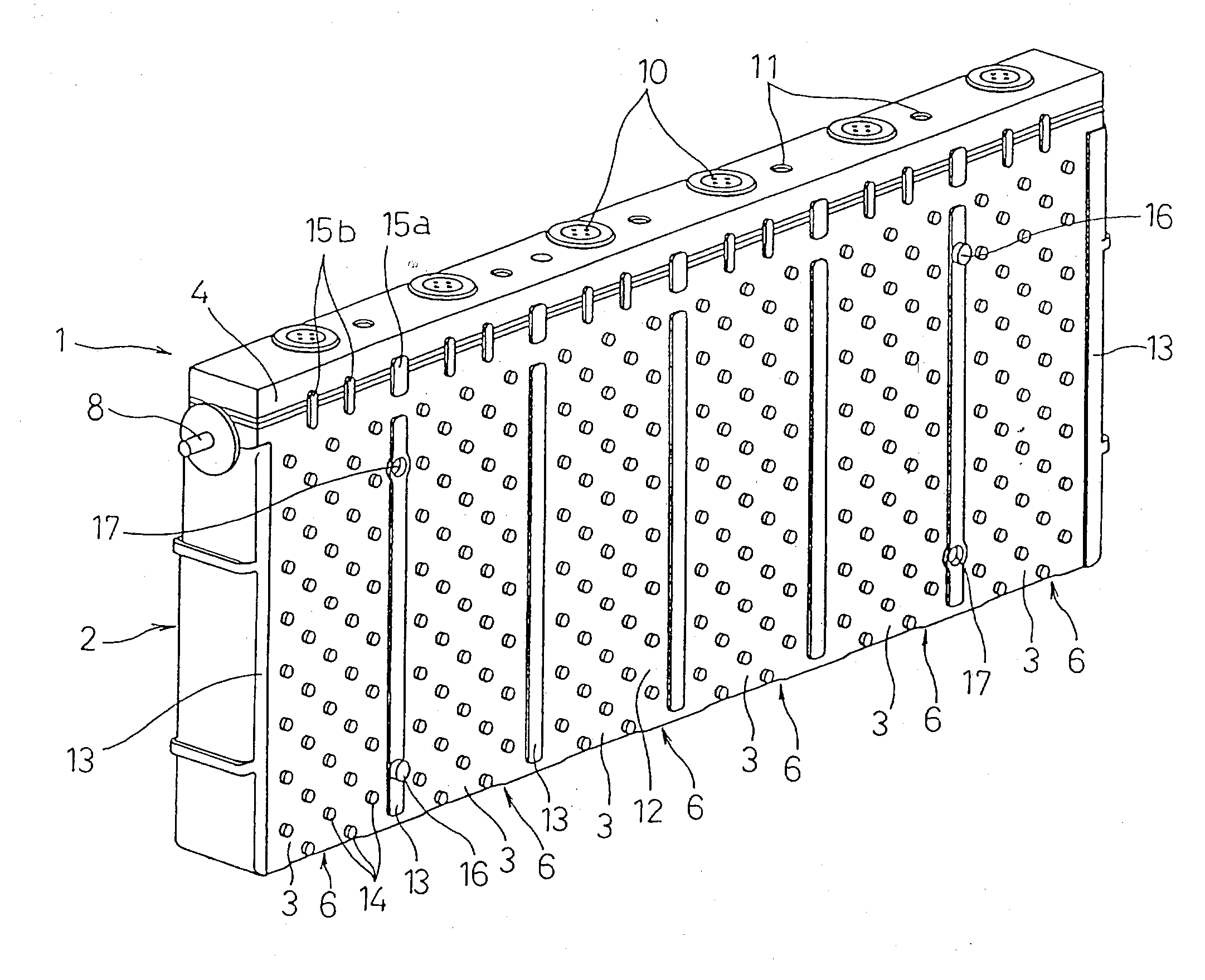 Battery module, and rechargeable battery for constituting the battery module