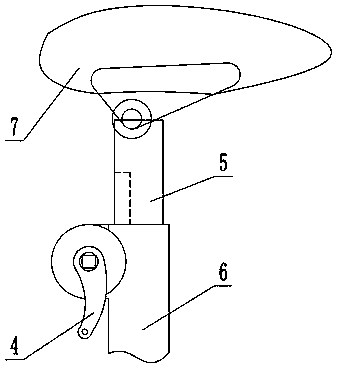 Bicycle seat adjusting device