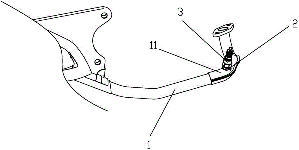 Mounting structure of oxygen sensor of motorcycle