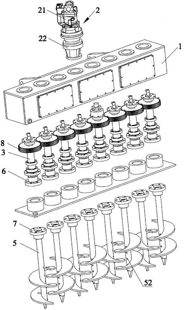 Vibration type crushing and ridging box