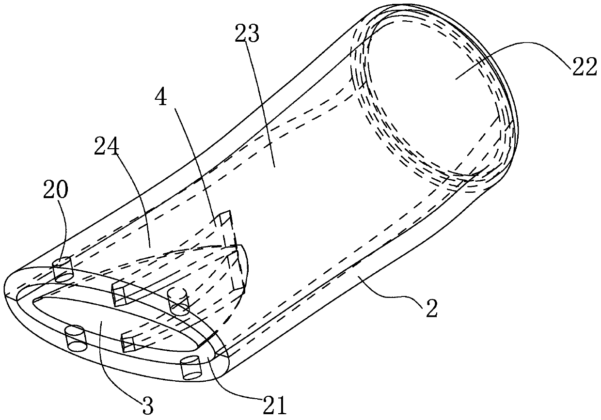 Air outlet structure with low-noise speed increasing function and drying device for intelligent closestool