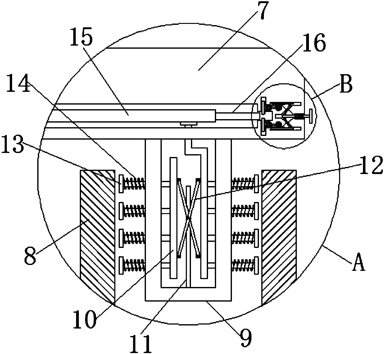 Electric wire and cable bending detection testing device