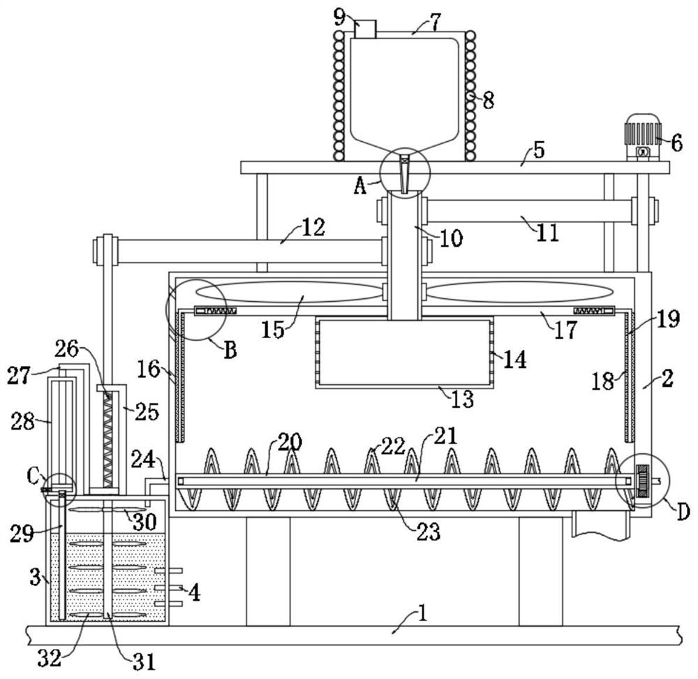 A spinning machine for polycrystalline mullite fiber