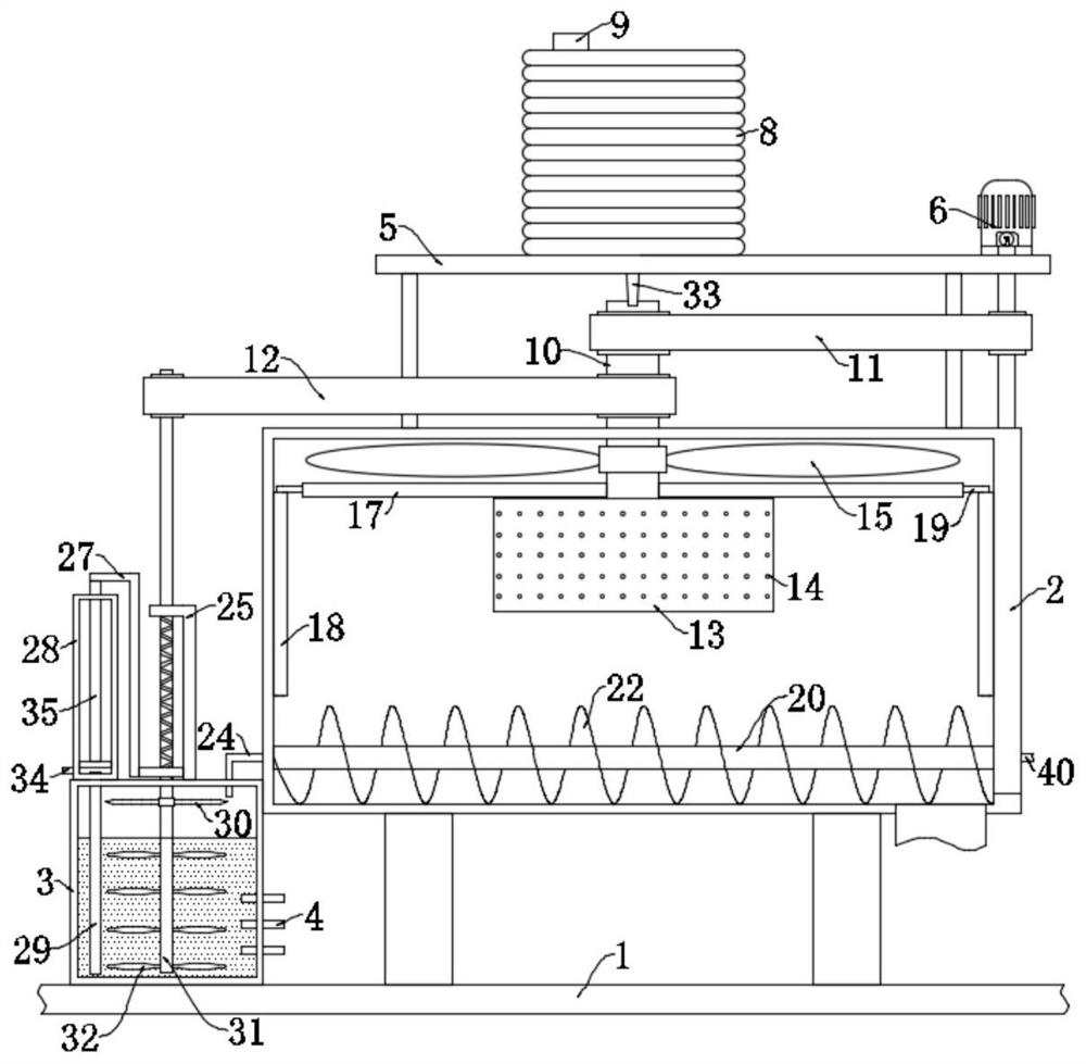 A spinning machine for polycrystalline mullite fiber