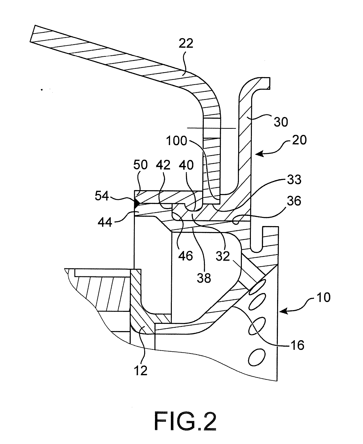 System of attaching an injection system to a turbojet combustion chamber base and method of attachment