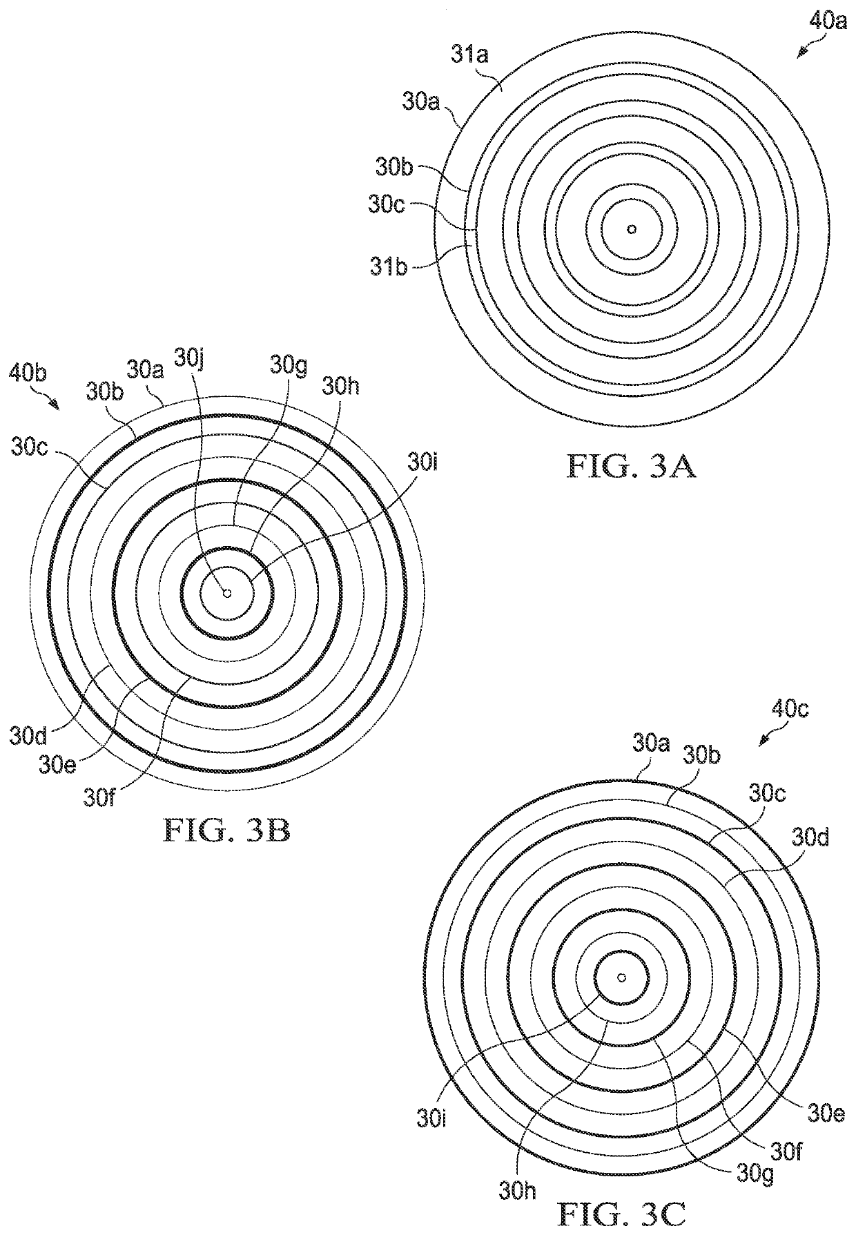 Placido pattern for a corneal topographer