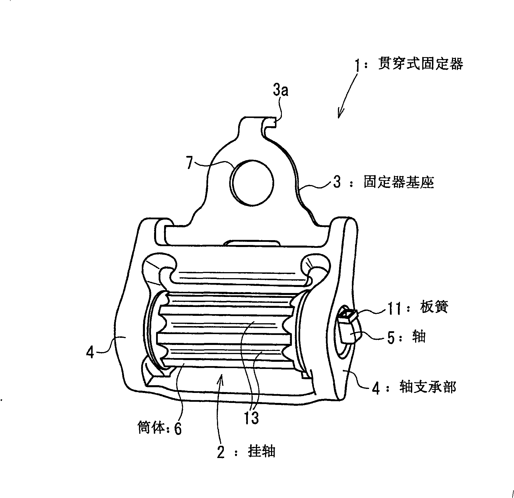 Seat belt through anchor, seat belt apparatus and vehicle