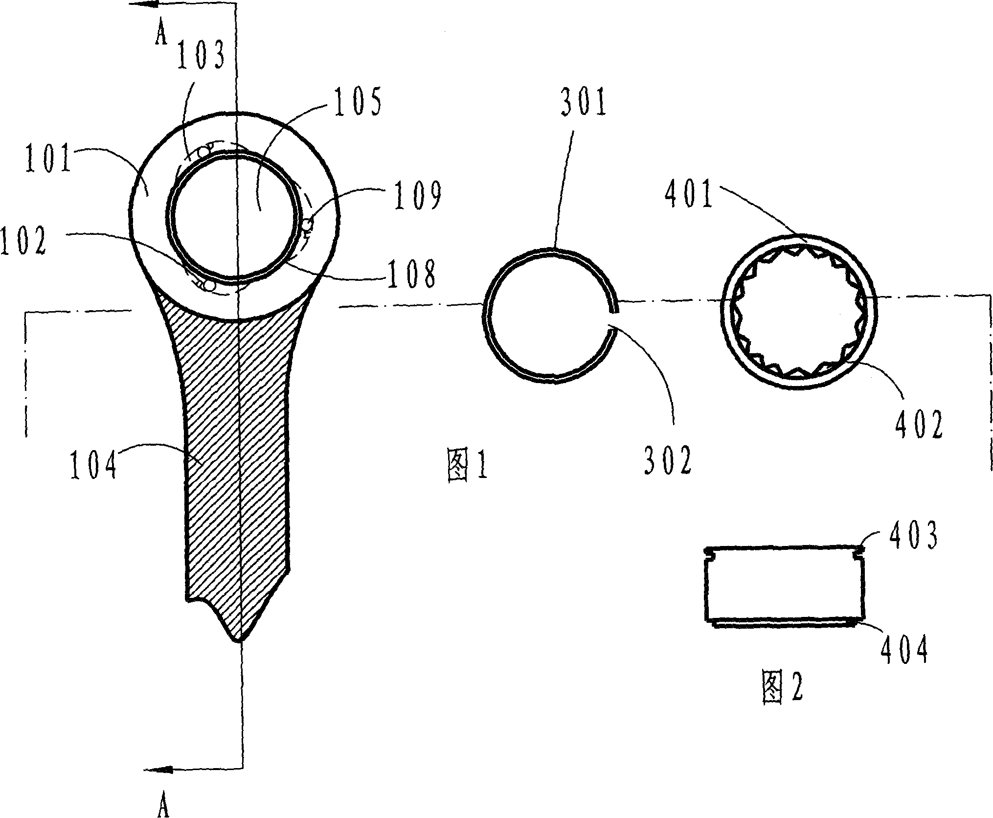 Simple ratchet spanners