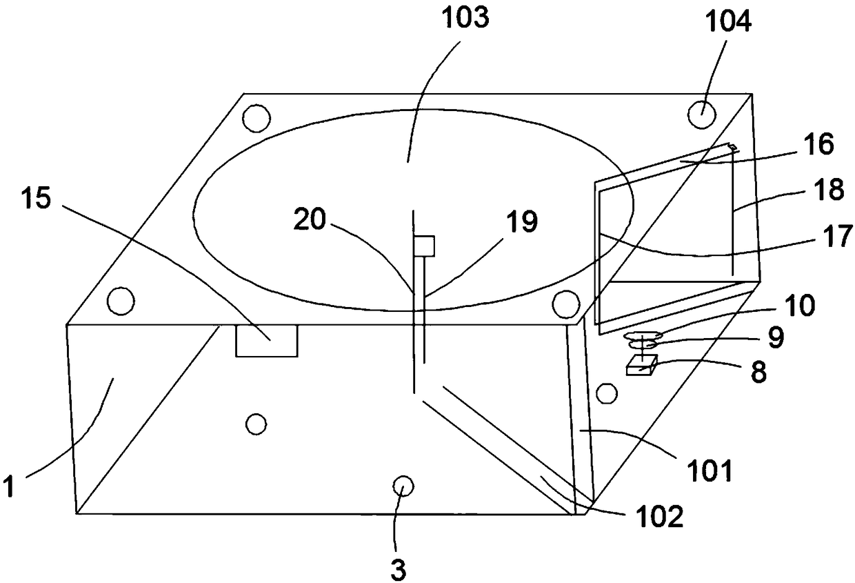 Rotating disc type compact disc library