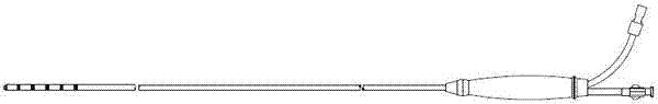 A renal artery radiofrequency ablation catheter with cold saline for sympathetic nerve removal with a sealing valve