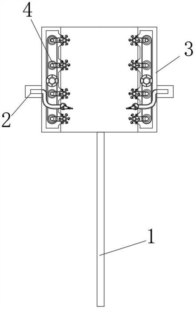 Street lamp outer cover rust-proof cleaning device based on efficient energy-saving industry