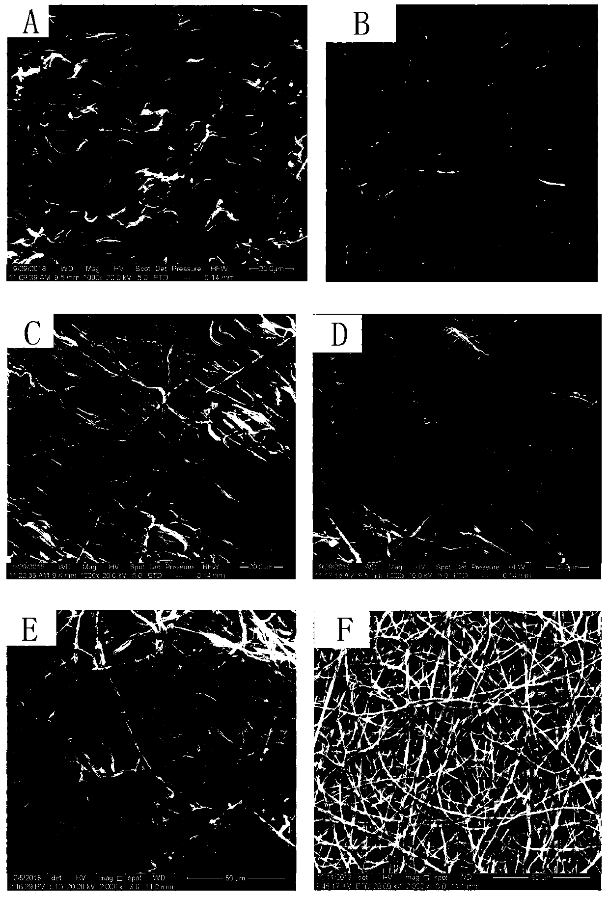 Method for imparting crimp structure to polymer micro-nano fiber