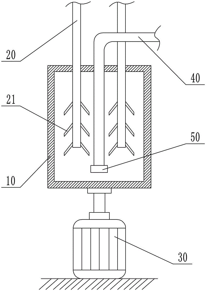 Reaction kettle container