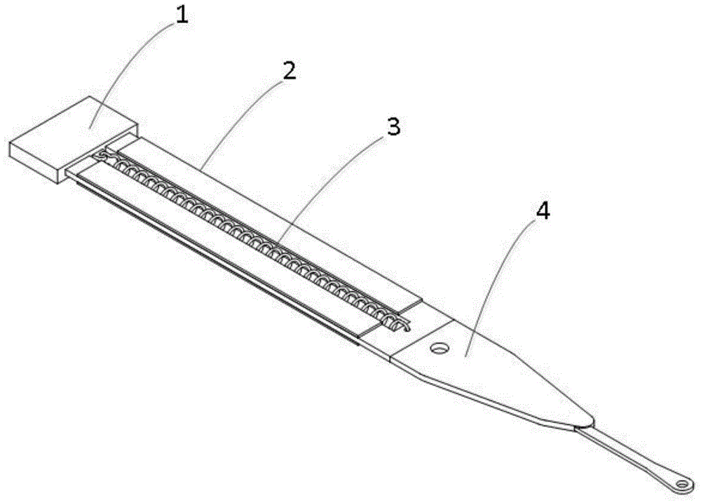 A Prestressed Piezoelectric Vibrator Jacquard Yarn Guide Needle