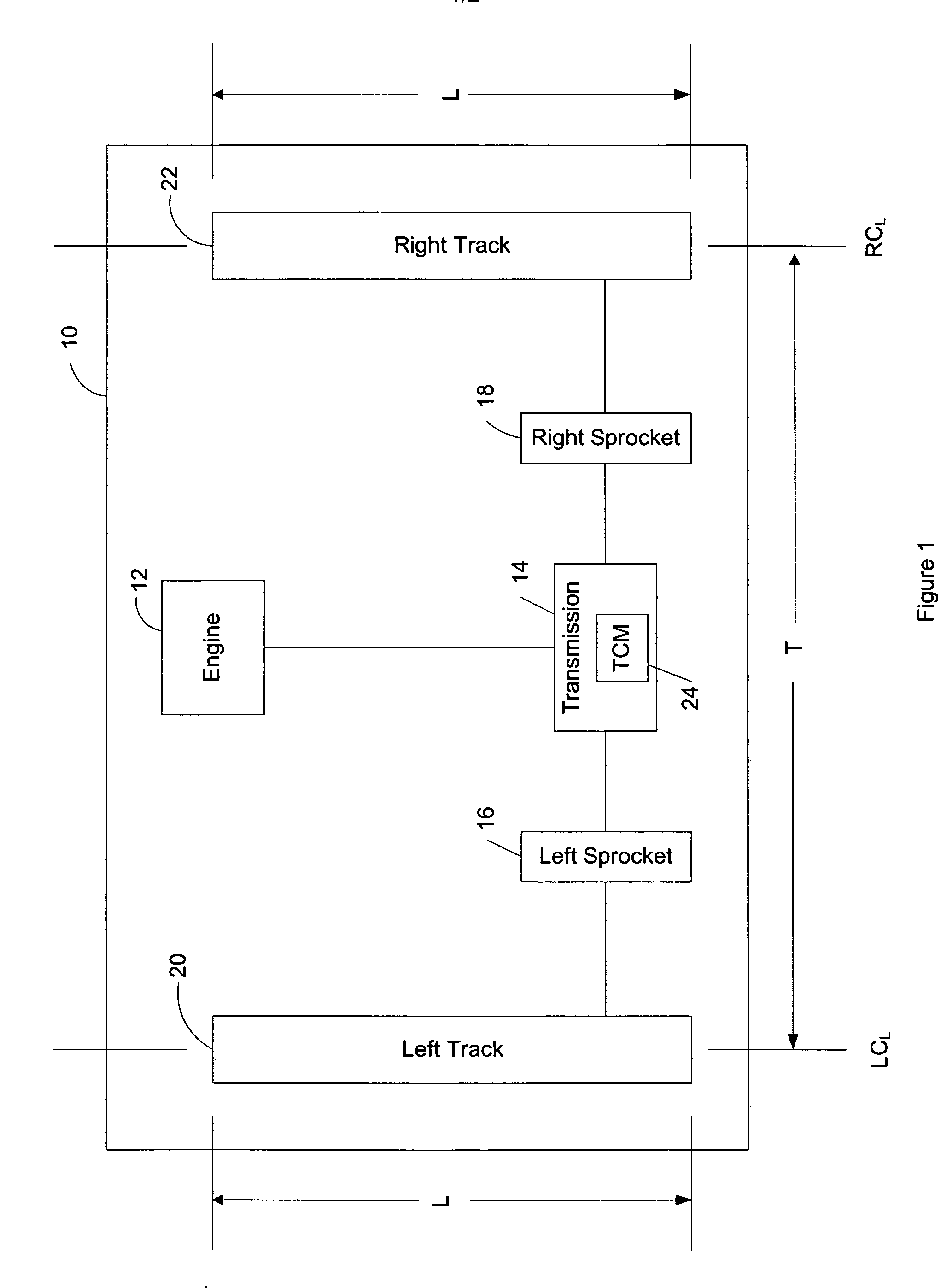 Traction control method for a tracked vehicle