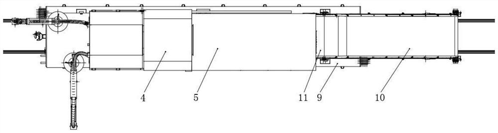 Railway drainage ditch desilting device