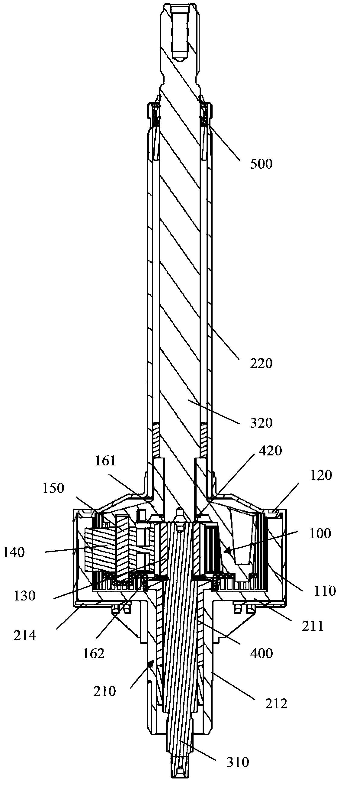 Washing machine transmission device, washing machine driving mechanism and washing machine