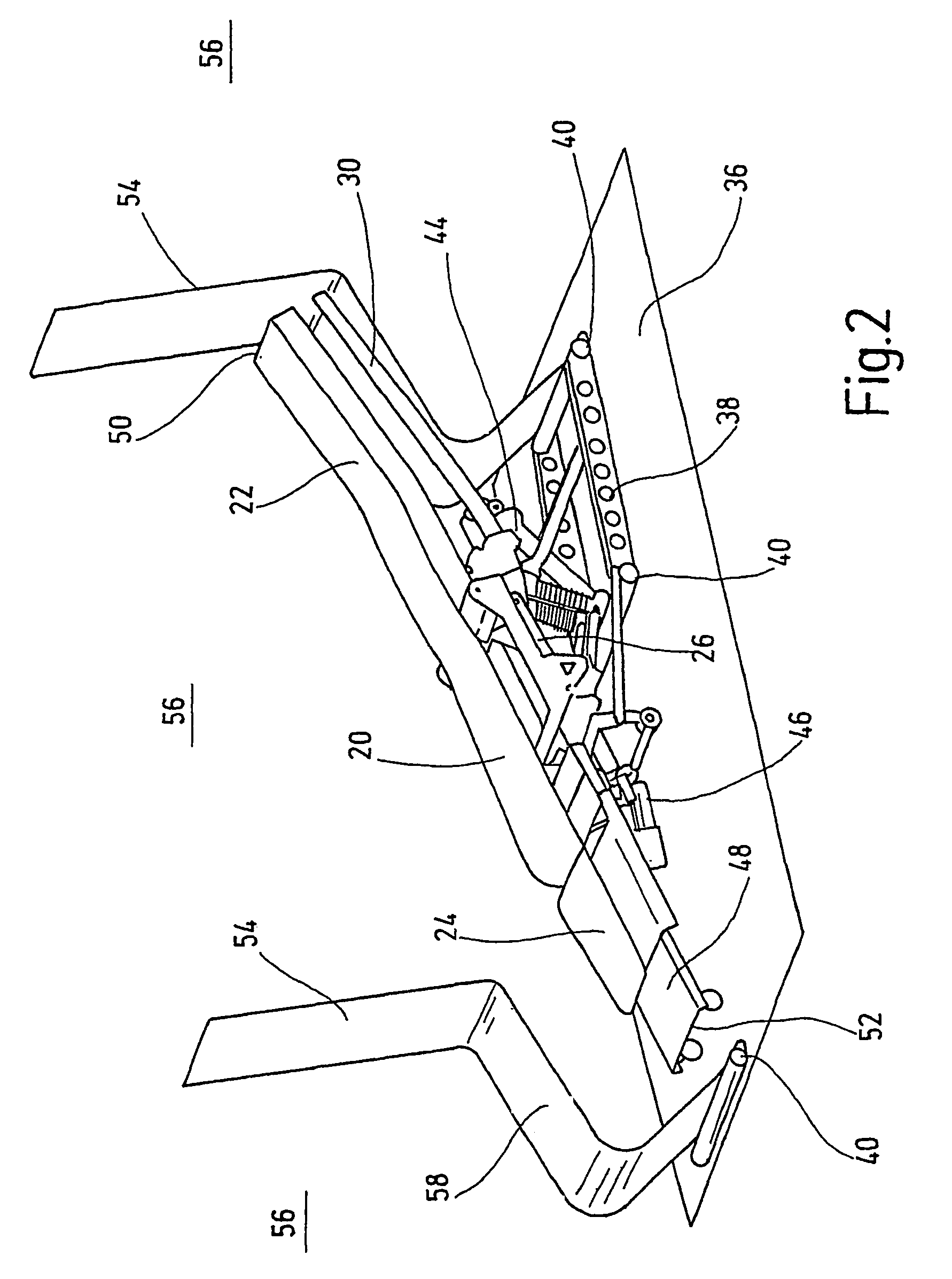 Vehicle seat with seating components adjustable within a spatial constraint