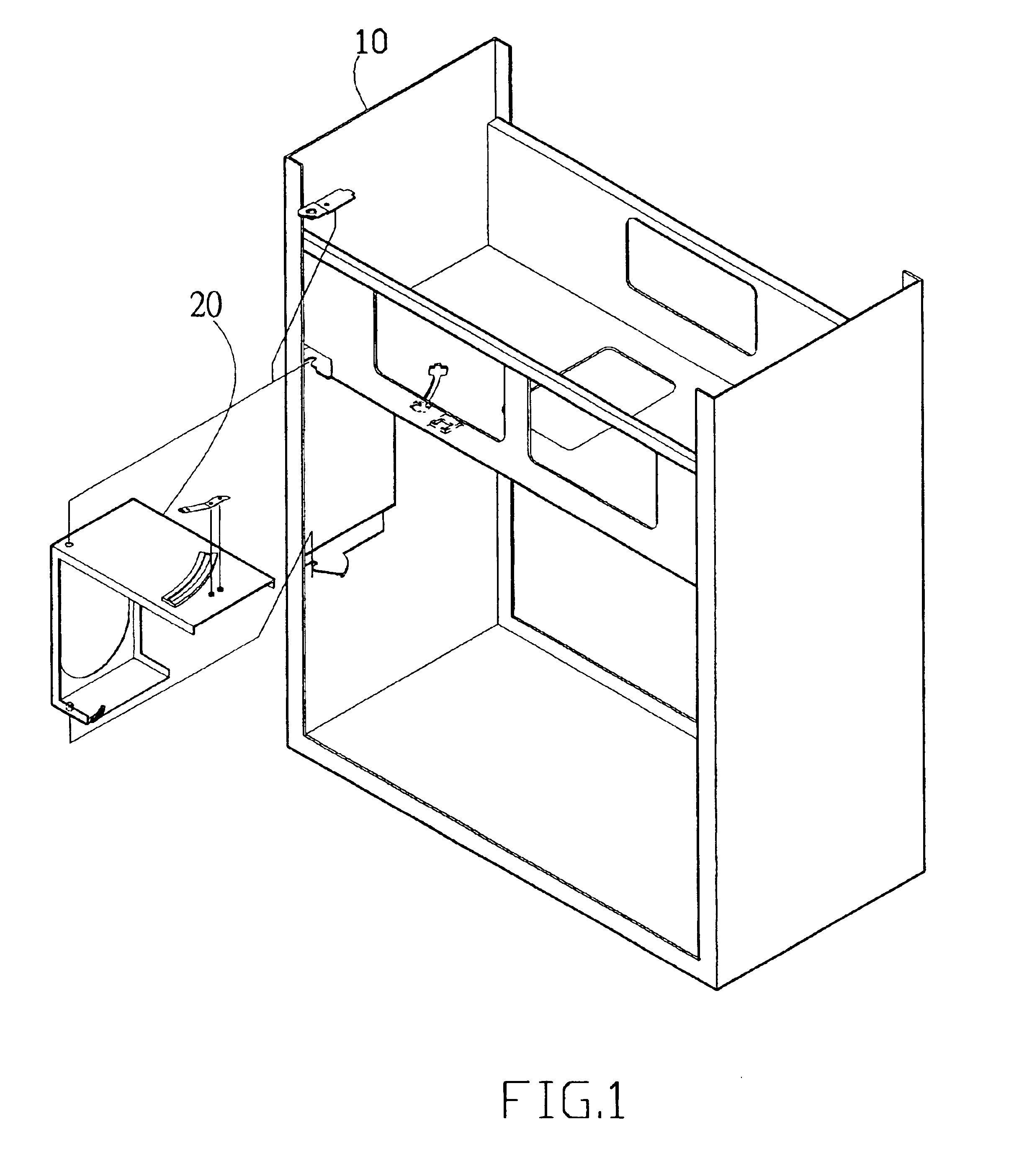 Power supply guide device of computer host