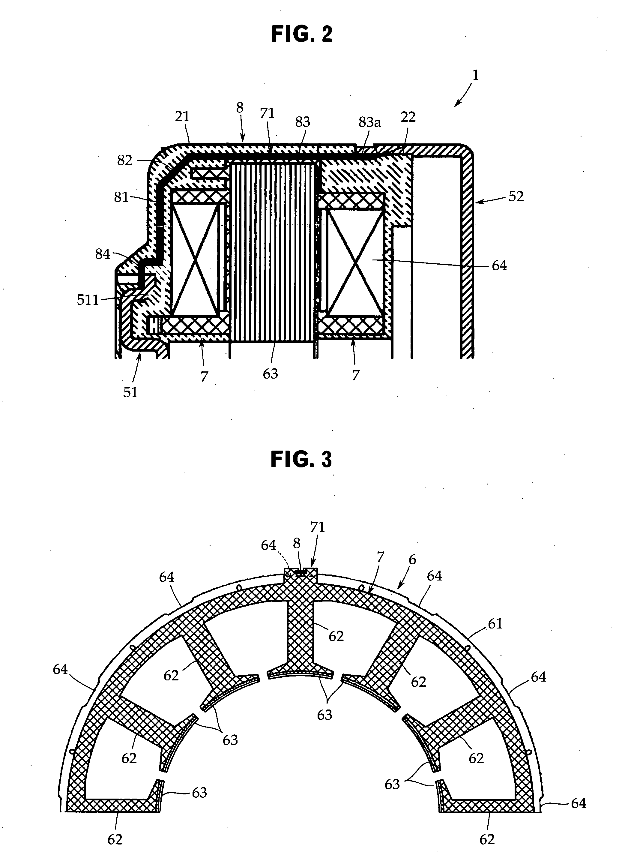 Molded motor