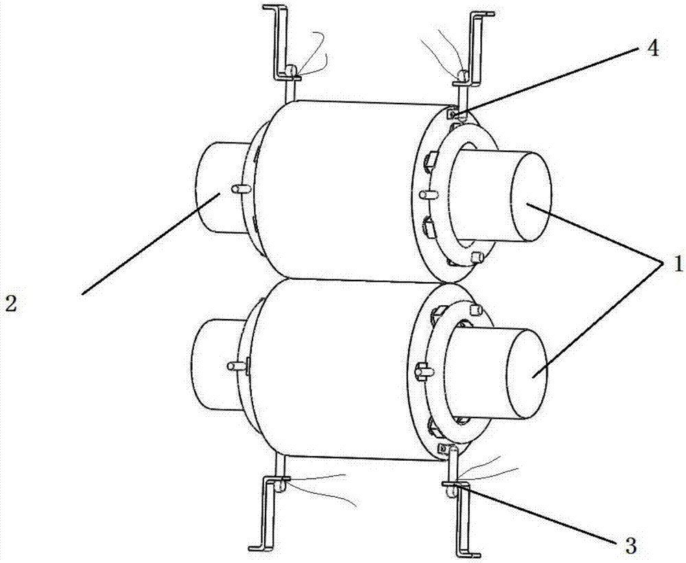 Device capable of improving online heating adaptability of roller