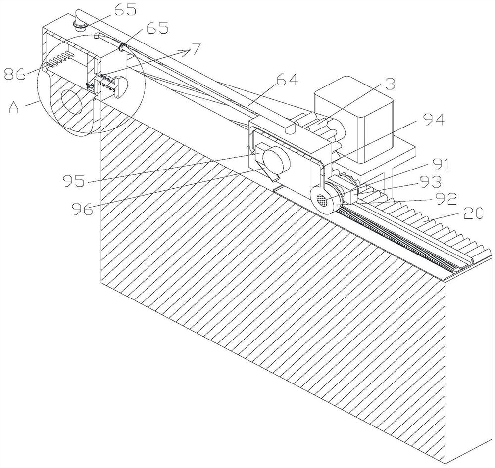 Glass rod polishing device